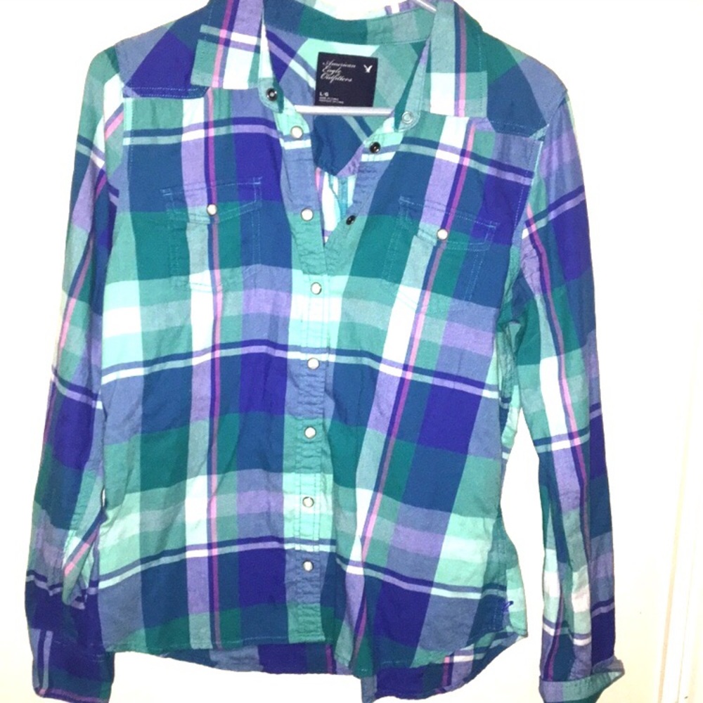 American Eagle Plaid Shirt